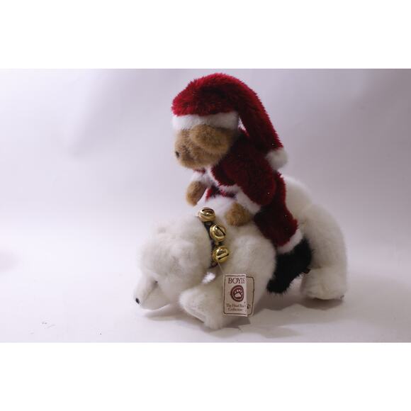 Rare, Boyds Bears, S C Nicholbeary with Tundra, Plush, Christmas ~ 250827-WH 554 - Picture 1 of 4